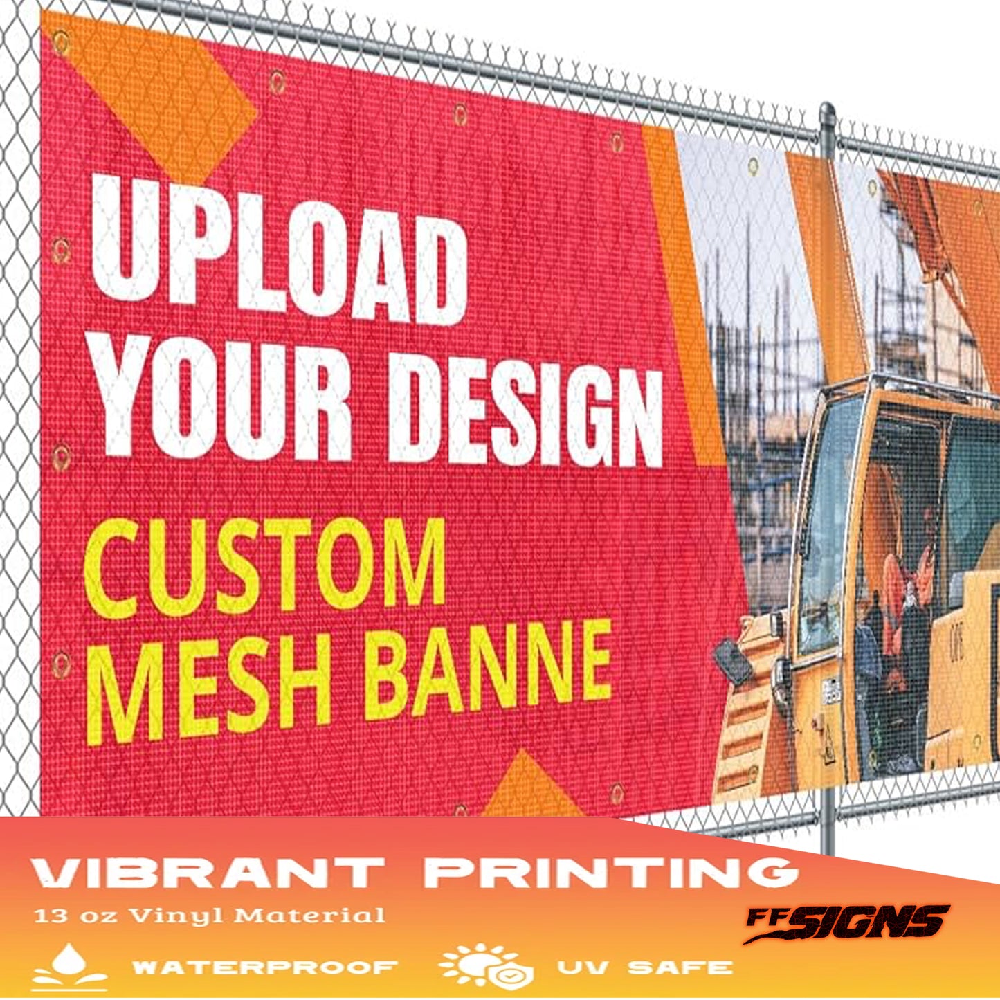 Mesh Banner 3' x 6' OR CALL STORE FOR CUSTOM SIZES