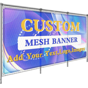 Mesh Banner 3' x 6' OR CALL STORE FOR CUSTOM SIZES