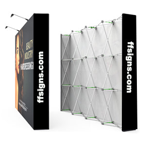 Pop Up Display Straight Velcro Fabric